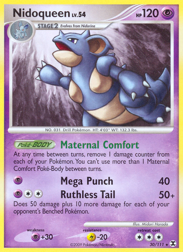 Nidoqueen 30/111, Rising Rivals Pokémon card