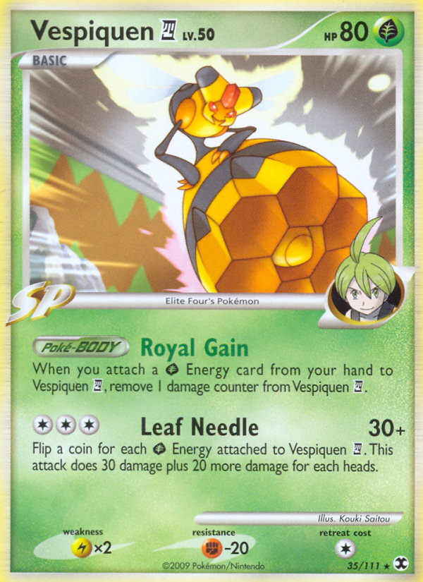 Vespiquen E4 35/111, Rising Rivals Pokémon card