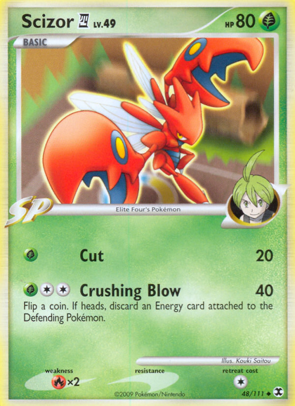 Scizor E4 48/111, Rising Rivals Pokémon card