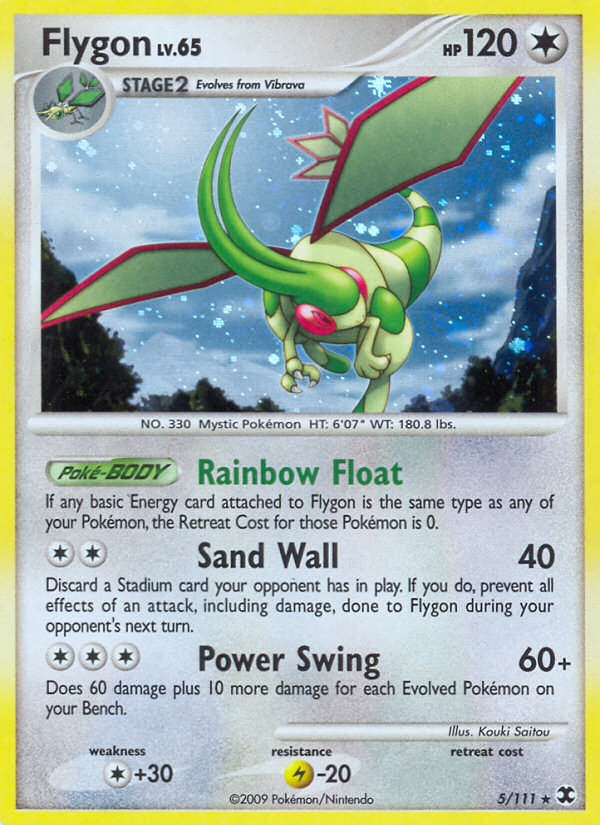Flygon 5/111, Rising Rivals Pokémon card