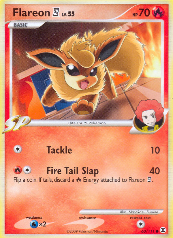 Flareon E4 60/111, Rising Rivals Pokémon card