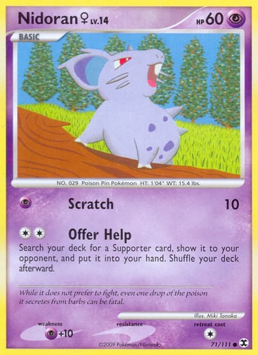 Nidoran ♀ 71/111 from Rising Rivals