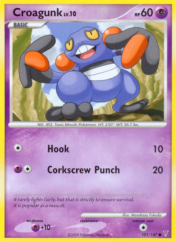 Croagunk 101/147, Supreme Victors Pokémon card