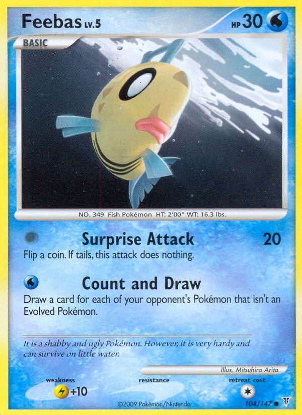 Feebas 104/147, Supreme Victors Pokémon card