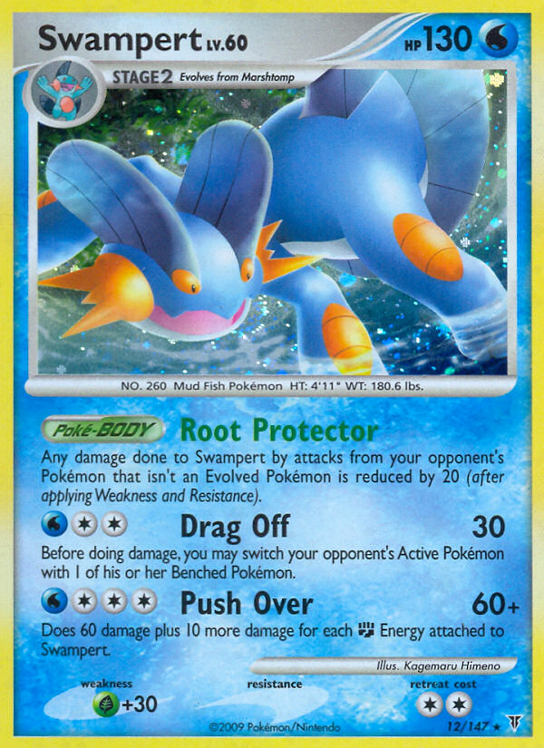 Swampert 12/147, Supreme Victors Pokémon card