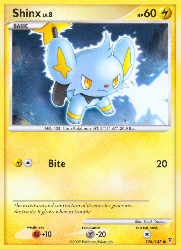 Shinx 126/147, Supreme Victors Pokémon card