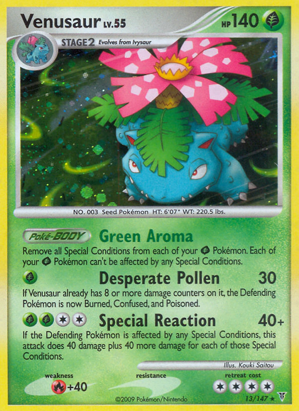 Venusaur 13/147, Supreme Victors Pokémon card