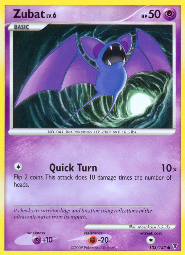 Zubat 133/147, Supreme Victors Pokémon card