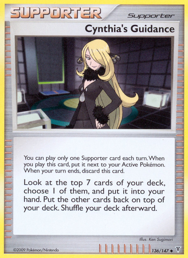 Cynthia's Guidance 136/147, Supreme Victors Pokémon card