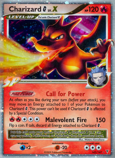 Charizard G LV.X 143/147 from Supreme Victors