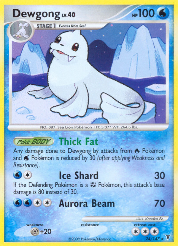 Dewgong 24/147, Supreme Victors Pokémon card
