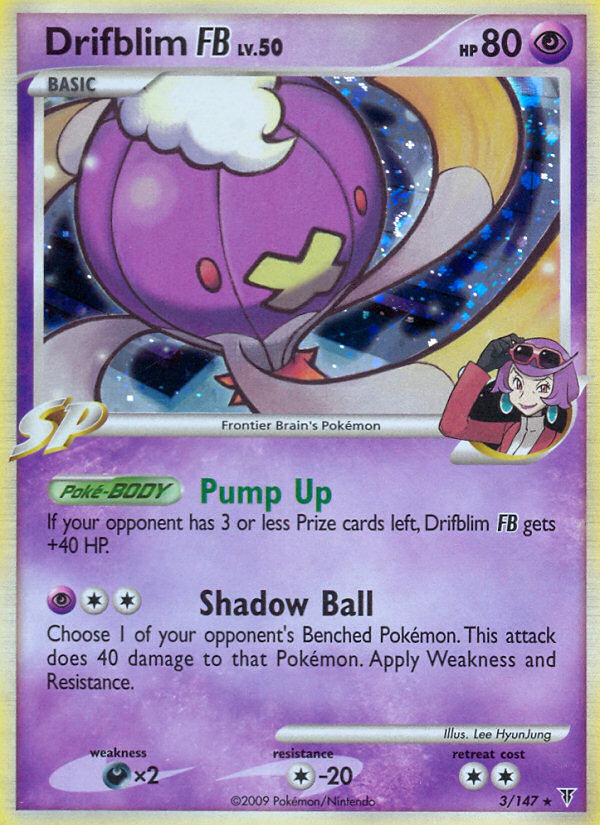 Drifblim FB 3/147, Supreme Victors Pokémon card