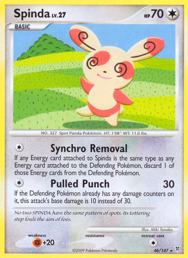 Spinda 46/147, Supreme Victors Pokémon card