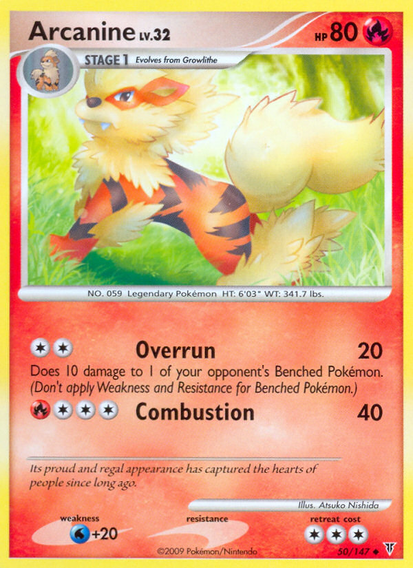 Arcanine 50/147, Supreme Victors Pokémon card