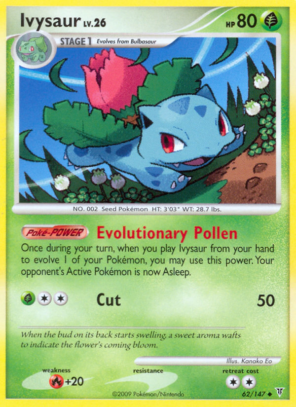 Ivysaur 62/147, Supreme Victors Pokémon card
