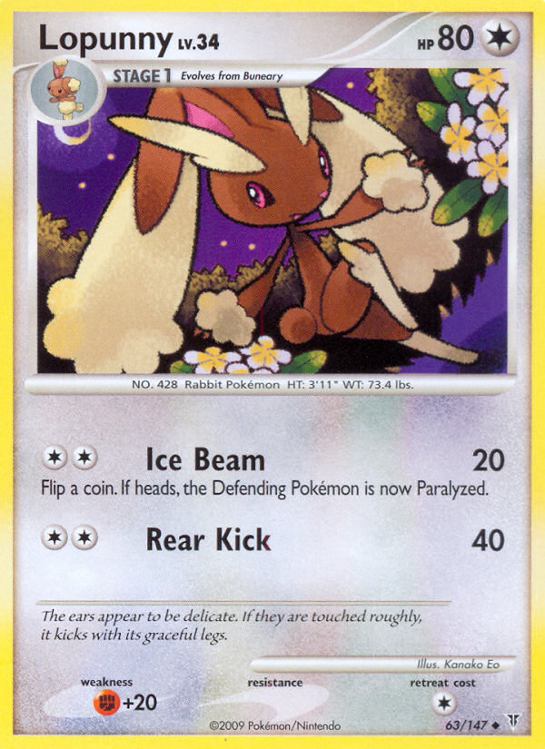 Lopunny 63/147, Supreme Victors Pokémon card