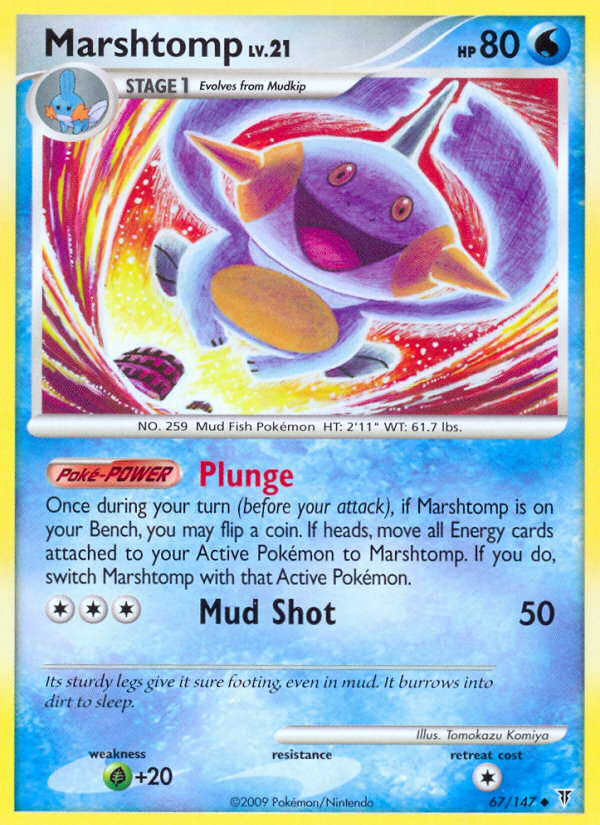Marshtomp 67/147, Supreme Victors Pokémon card