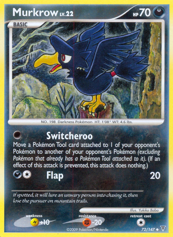 Murkrow 72/147, Supreme Victors Pokémon card