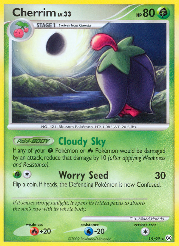 Cherrim 15/99, Arceus Pokémon card