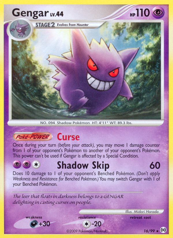 Gengar 16/99, Arceus Pokémon card