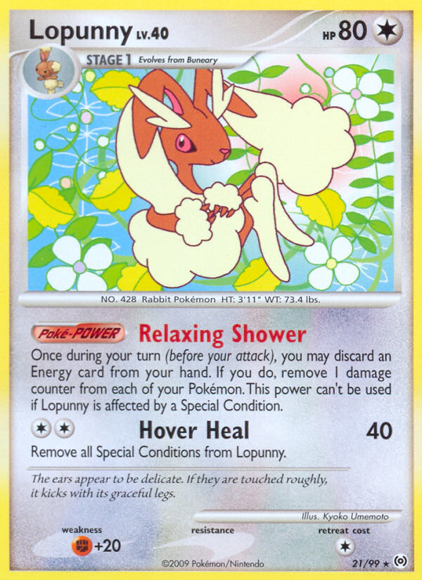Lopunny 21/99, Arceus Pokémon card