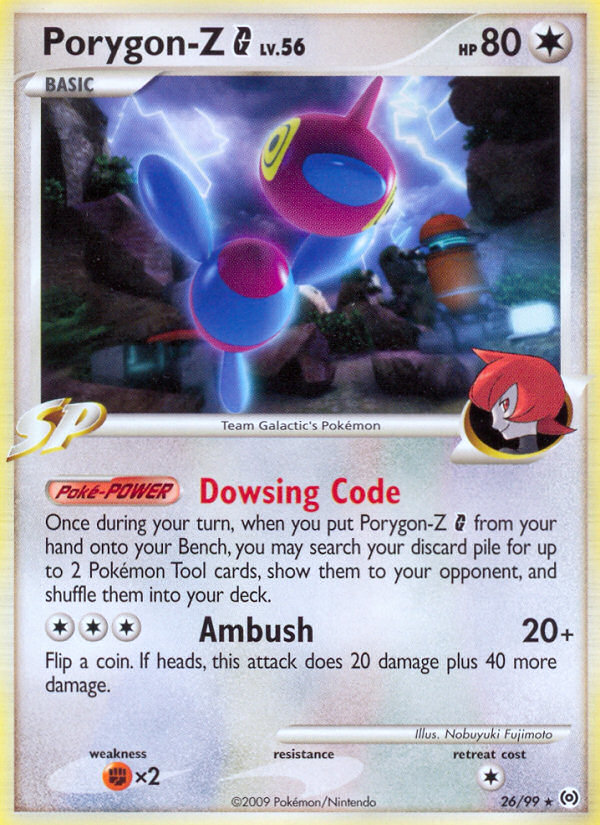 Porygon-Z G 26/99, Arceus Pokémon card