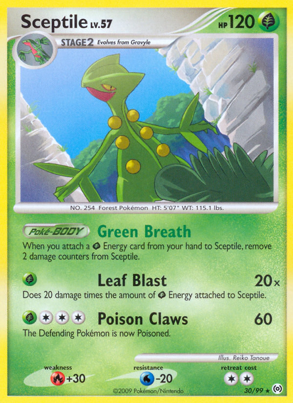 Sceptile 30/99, Arceus Pokémon card