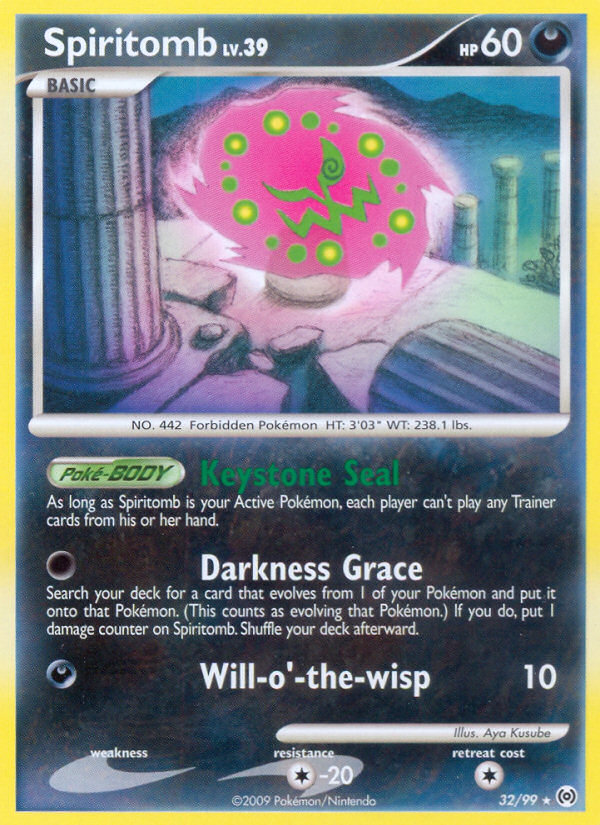 Spiritomb 32/99, Arceus Pokémon card