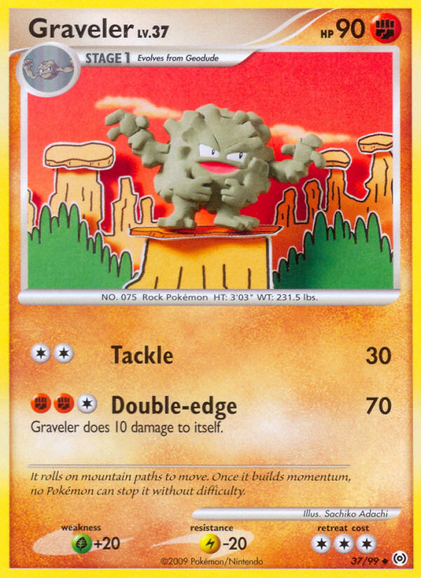 Graveler 37/99, Arceus Pokémon card