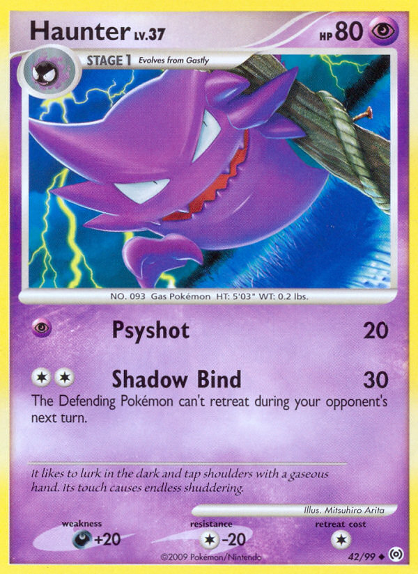 Haunter 42/99, Arceus Pokémon card