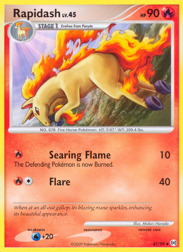 Rapidash 47/99, Arceus Pokémon card