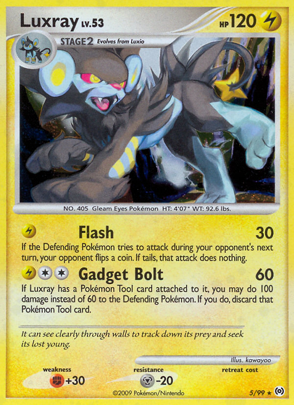Luxray 5/99, Arceus Pokémon card