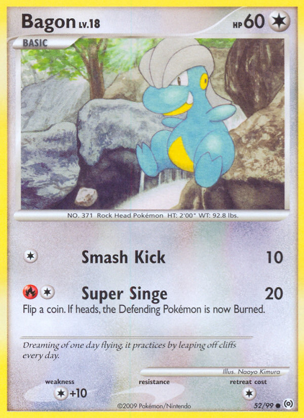 Bagon 52/99, Arceus Pokémon card
