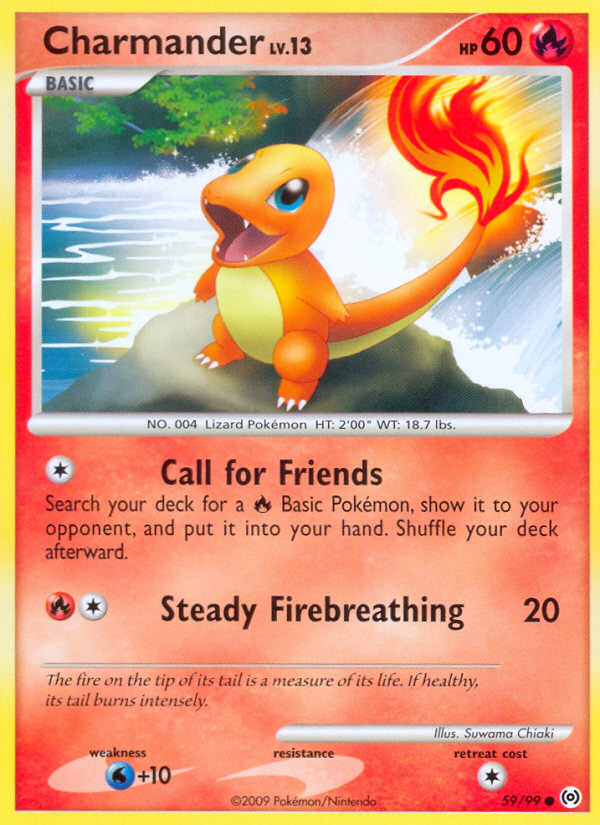Charmander 59/99, Arceus Pokémon card