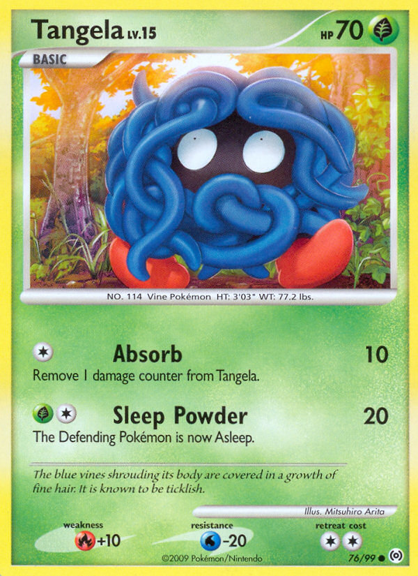 Tangela 76/99, Arceus Pokémon card