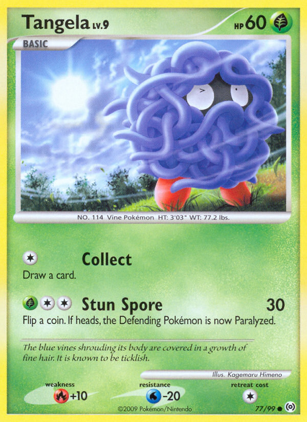 Tangela 77/99, Arceus Pokémon card