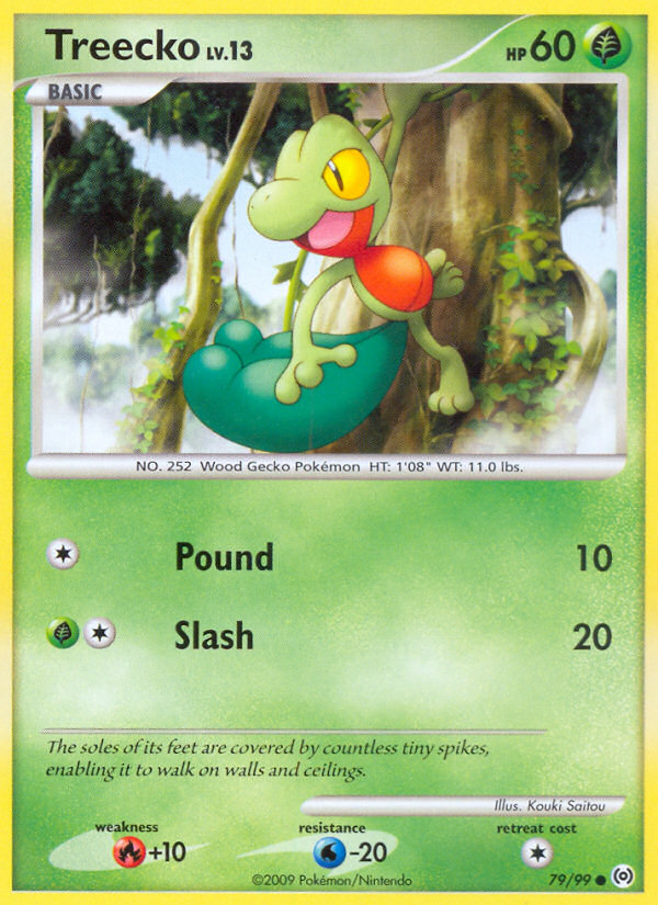 Treecko 79/99, Arceus Pokémon card