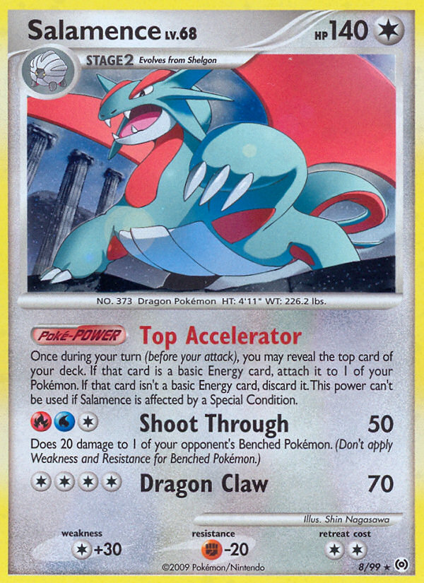 Salamence 8/99, Arceus Pokémon card