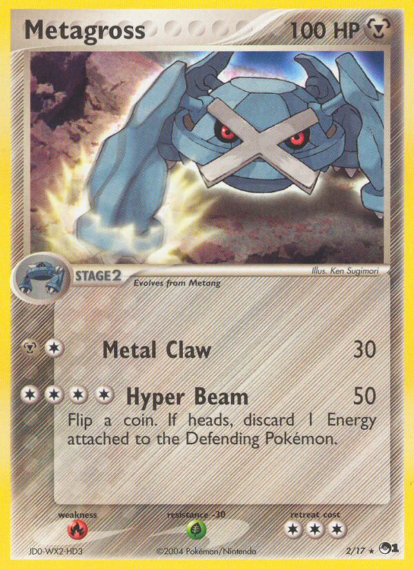 Metagross 2/17, POP Series 1 Pokémon card