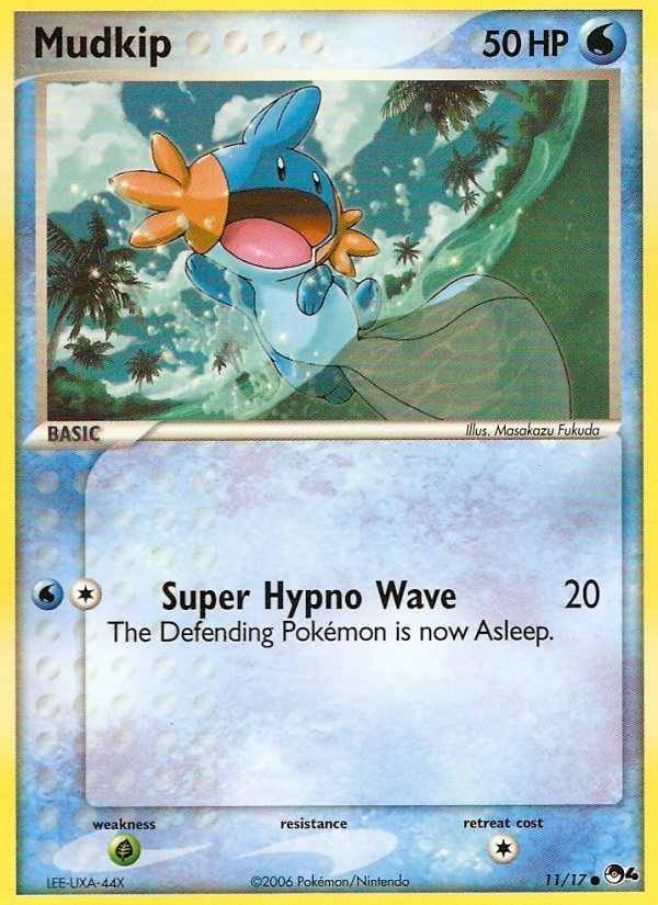 Mudkip 11/17, POP Series 4 Pokémon card