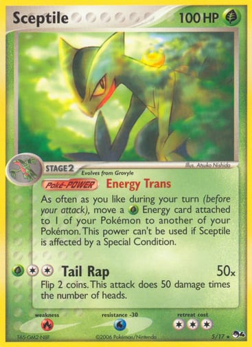 Sceptile 5/17 from POP Series 4