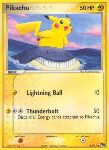 Pikachu 12/17 from POP Series 5