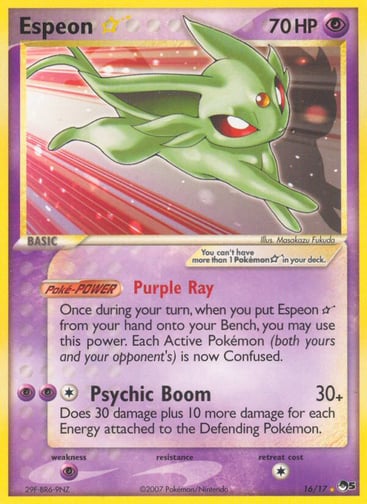 Espeon ☆ 16/17 from POP Series 5