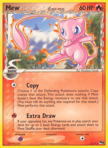 Mew δ 3/17 from POP Series 5