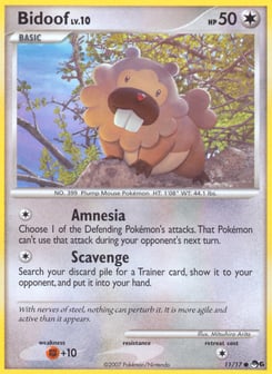 Bidoof 11/17, POP Series 6