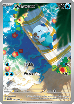 Oshawott 105/86, White Flare