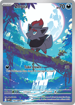 Zorua 142/86, White Flare