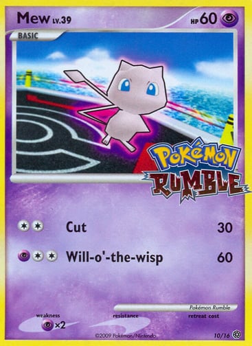 Mew 10/16 from Pokémon Rumble