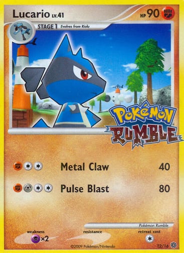 Lucario 12/16 from Pokémon Rumble