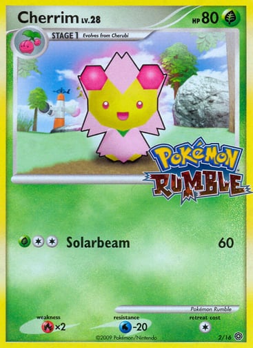 Cherrim 2/16 from Pokémon Rumble
